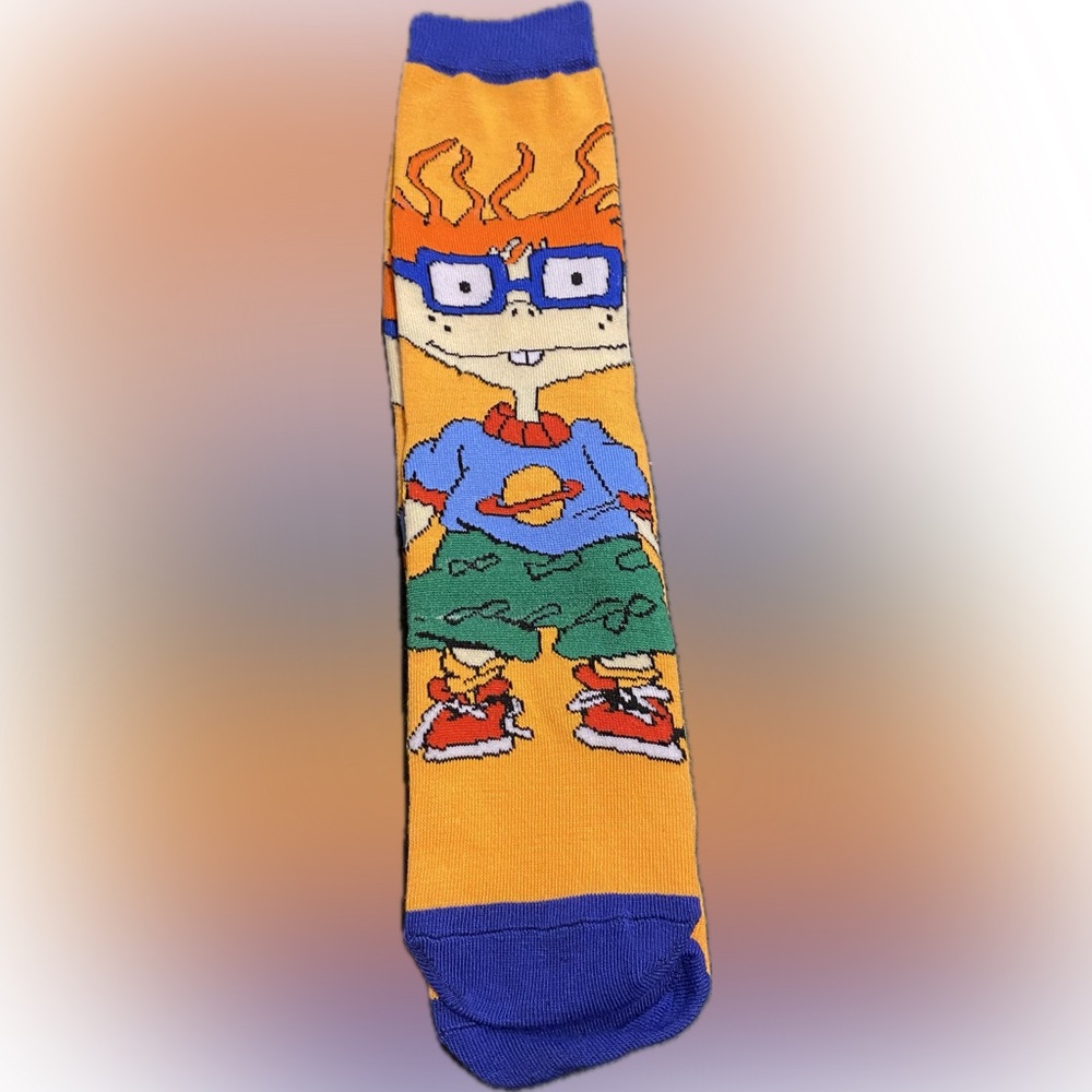 Chucky Rugrats Cartoon Socks 6-13 Unisex